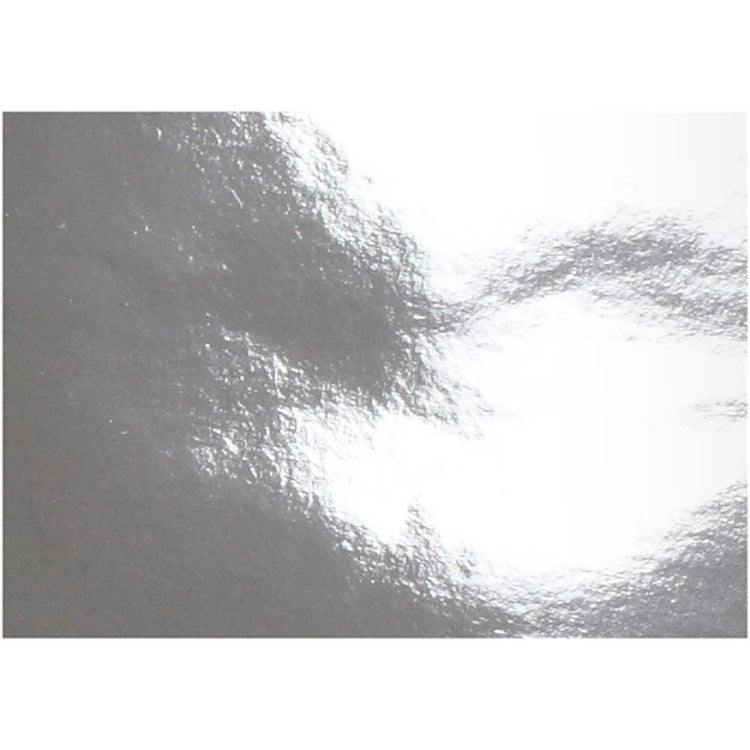 Creativ Company Metallic-Papier, A4, Blatt 210 x 297 mm, 120 g, Silber, 10 Blatt 1 Karton