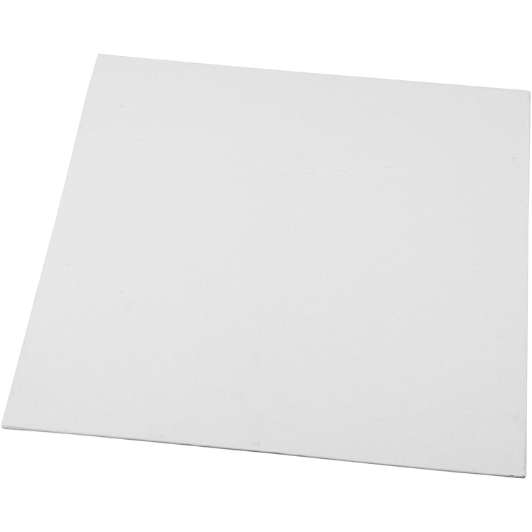 Creativ Company Leinwandpaneel, Größe 30x30 cm, Stärke 3 mm, 280 g, weiß, 1 Stück