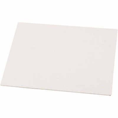 Creativ Company Leinwandtafel, A4, Größe 21 x 29,7 cm, Stärke 3 mm, 280 g, weiß, 10 Stück 1 Karton