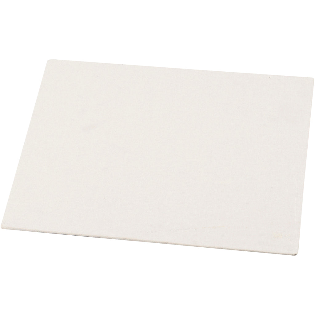 Creativ Company Leinwandplatte, A4, Größe 21 x 29,7 cm, Stärke 3 mm, 280 g, weiß, 1 Stück