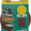Wolfcraft Haftschleifscheiben | k180 | perforiert | ø125mm | 5 Stück - 2252000