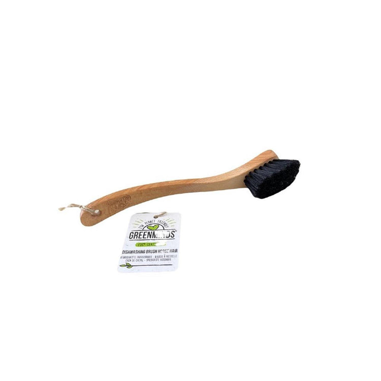 Greenminds Spülbürste aus Rosshaar aus Holz
