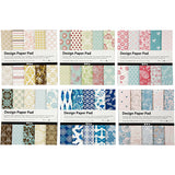 Creativ Company Design-Papierblock, Blatt 15,2 x 15,2 cm, 120 g, verschiedene Farben, 300 Blatt, 6 x 50 Blatt, 1 Box - afbeelding 1