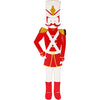 Vivi Gade Nussknacker, H: 110 cm, B: 30 cm, 300 g, Gold, Rot, Weiß, 1 Stück