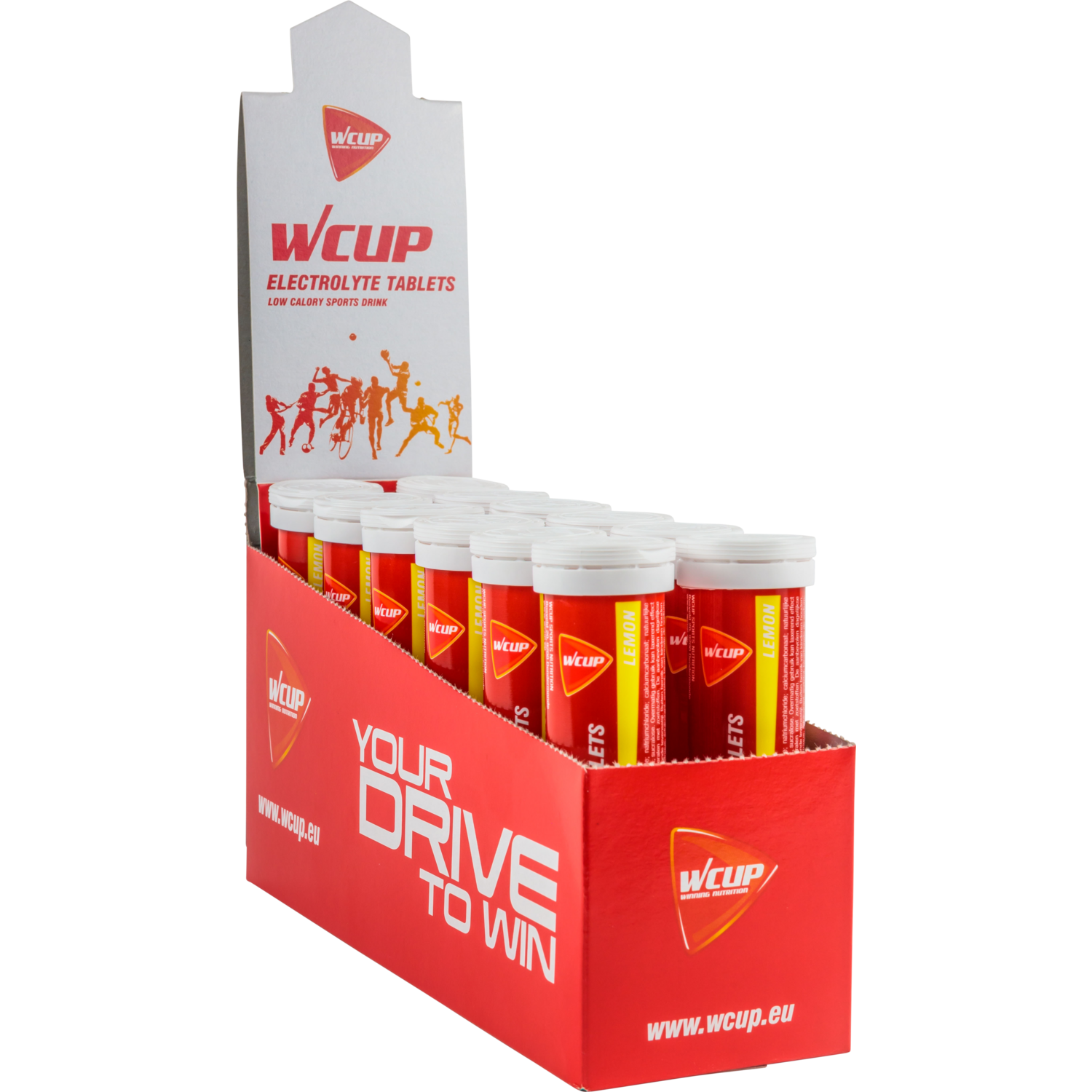 WCUP - Elektrolytabletten Zitronen 12 Teile