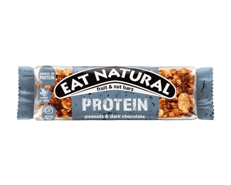 Essen Sie natürliches Protein voller Erdnüsse und Schokolade (12x 40gr)
