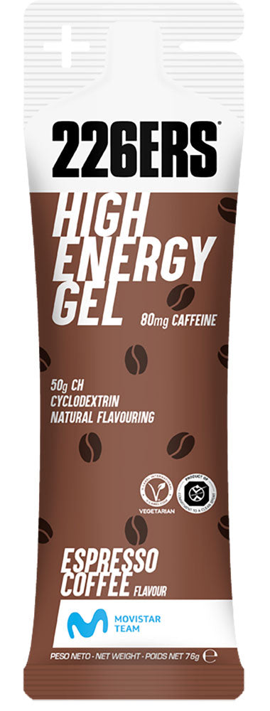 226ers High Energy 80 mg Koffein Espresso-Kaffeegel 76 g