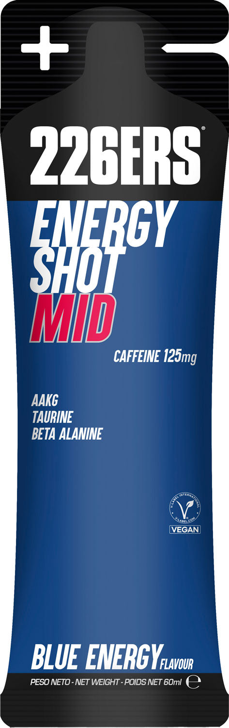226ers Energy Shot Mid 125 mg Koffein Blue Energy Stick 60 ml