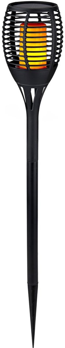 Grundig Solar-Gartenfackel – Flammeneffekt-LED-Spike-Spot – Solar-Gartenbeleuchtung – Gartenstrahler Solar-Gartenbeleuchtung IP44 – 72 cm