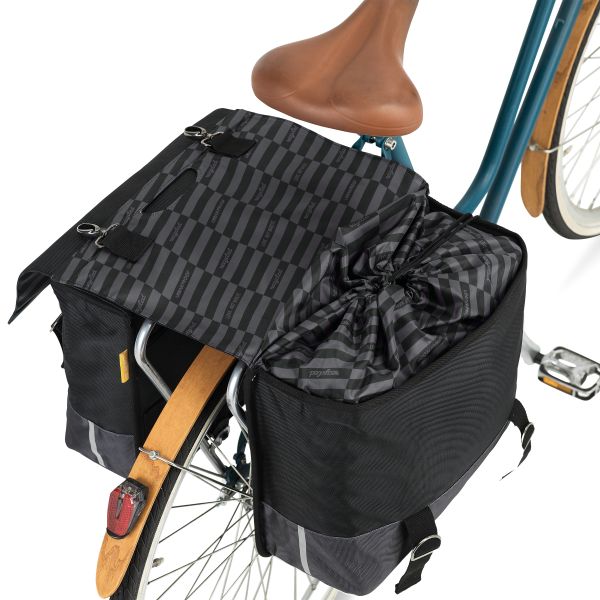 UrbanProof Urban Proof 40L doppelte Fahrradtasche schwarz grau