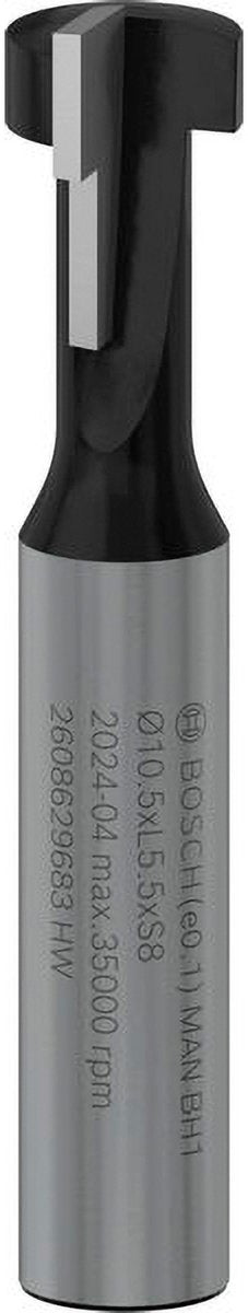 Bosch Pro T-Nutenfräser 10,5 x ø 6,6 Schaft 8 mm – 2608629683