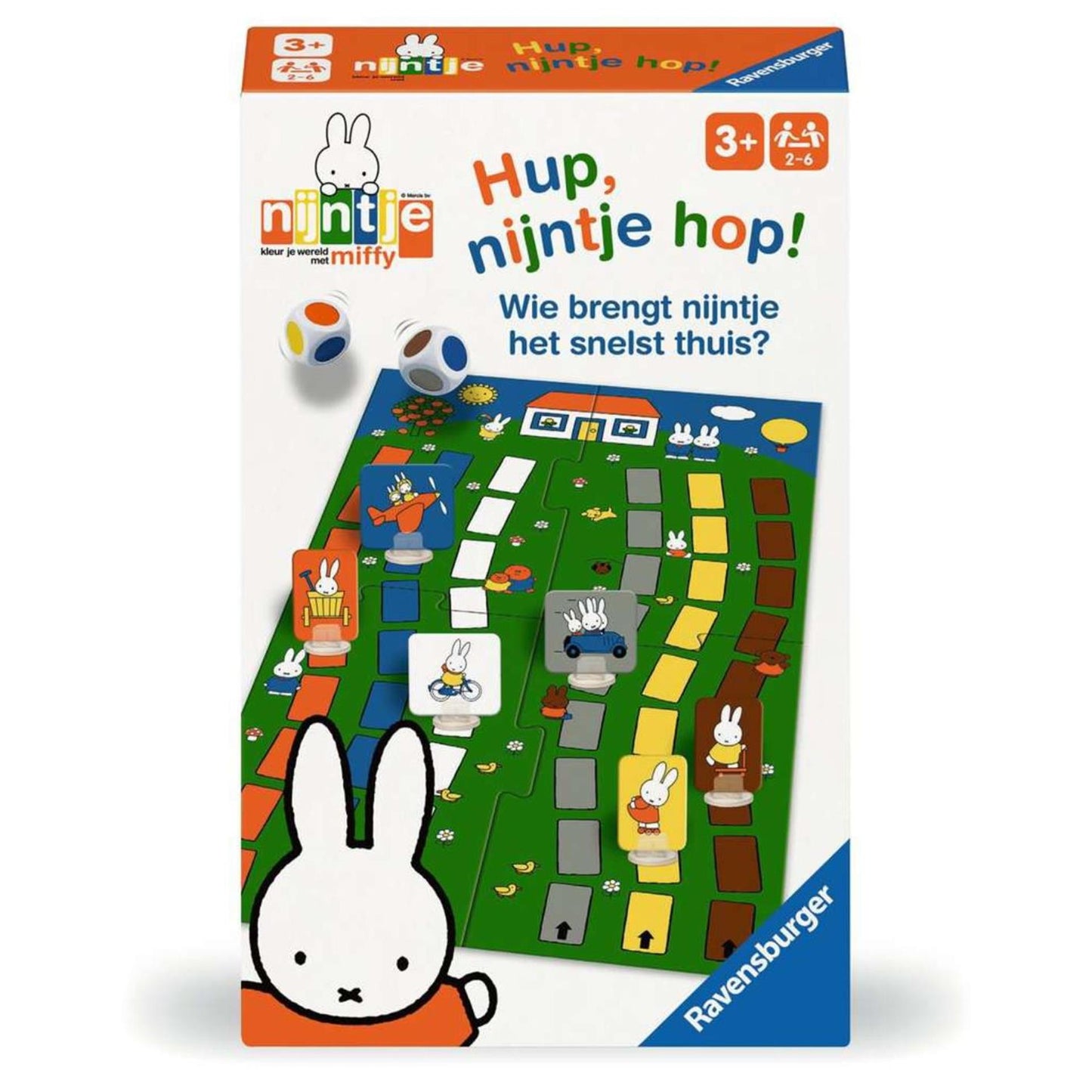 Ravensburger Hup Miffy Hop Färbung Dobbelpelpel