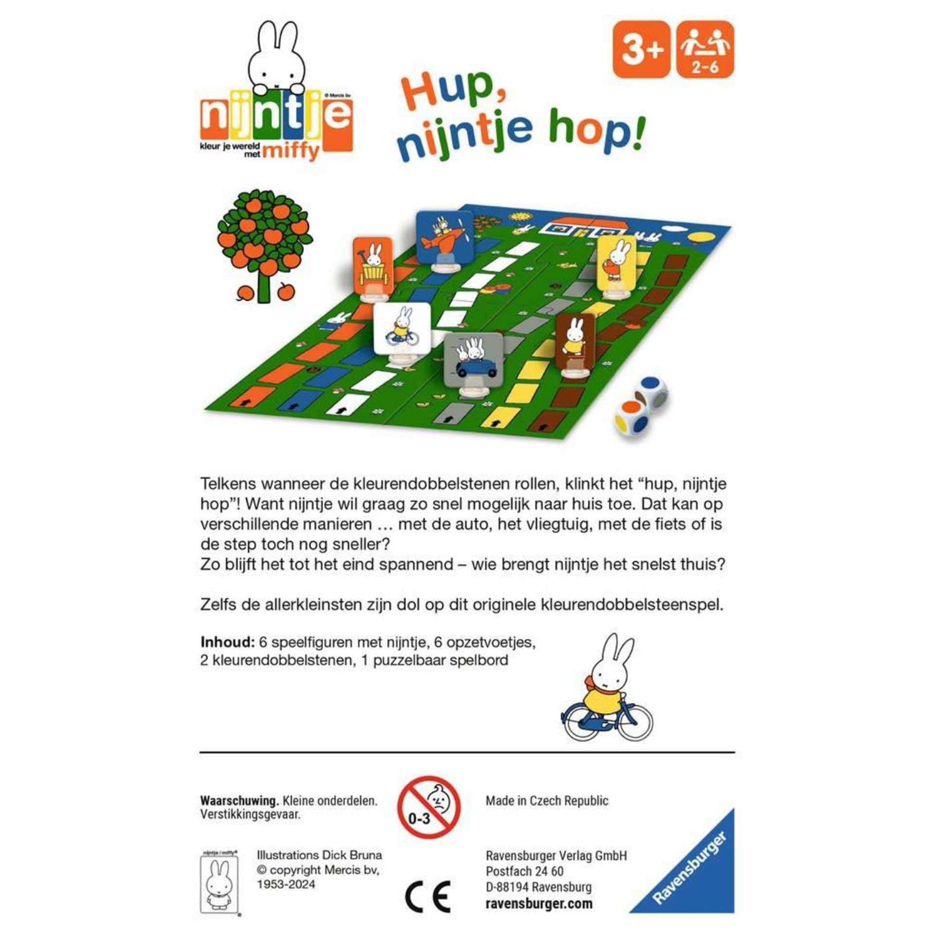 Ravensburger Hup Miffy Hop Färbung Dobbelpelpel