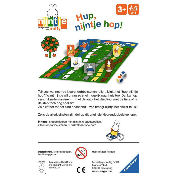 Ravensburger Hup Miffy Hop Färbung Dobbelpelpel