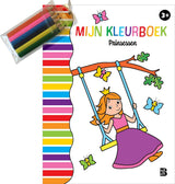 Das Luftballon-Malbuch Prinzessinnen mit 6 Buntstiften - afbeelding 1