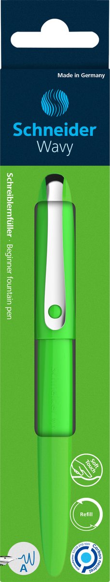 Schneider Stationery Schneider Füllfederhalter – gewellt – grün – Feder A – S-162114