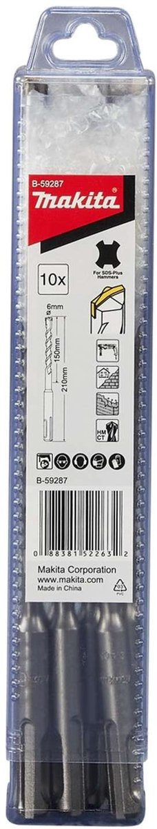 Makita Zubehör B2S: Betonbohrer 6x210mm - B-59287 B-59287