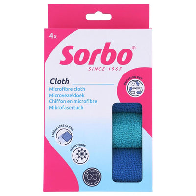 Sorbo recyceltes Mikrofasertuch 4 Stück