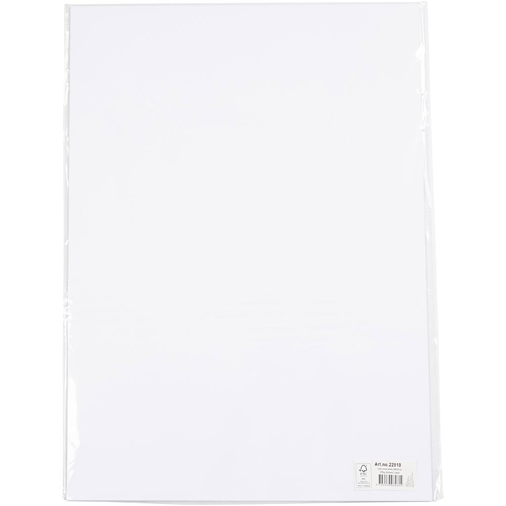 Creativ Firmenkarton, Blatt 50x70 cm, 270 gr, weiß, 10 Blatt 1 Karton