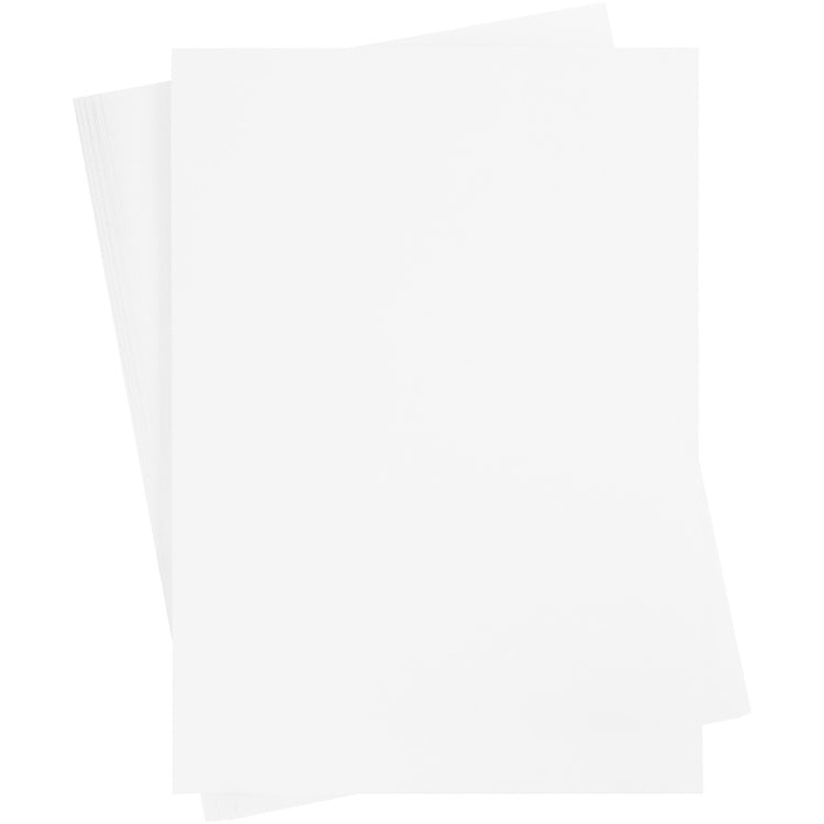 Creativ Firmenkarton, Blatt 50x70 cm, 270 gr, weiß, 10 Blatt 1 Karton