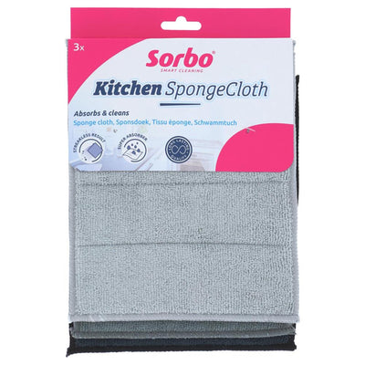 Sorbo Mikrofaser-Schwammtuch-Set, 3-teilig