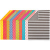 Creativ Company bedruckter Karton, A4, Blatt 210 x 297 mm, 250 g, verschiedene Farben, 200 Blatt, 1 Karton
