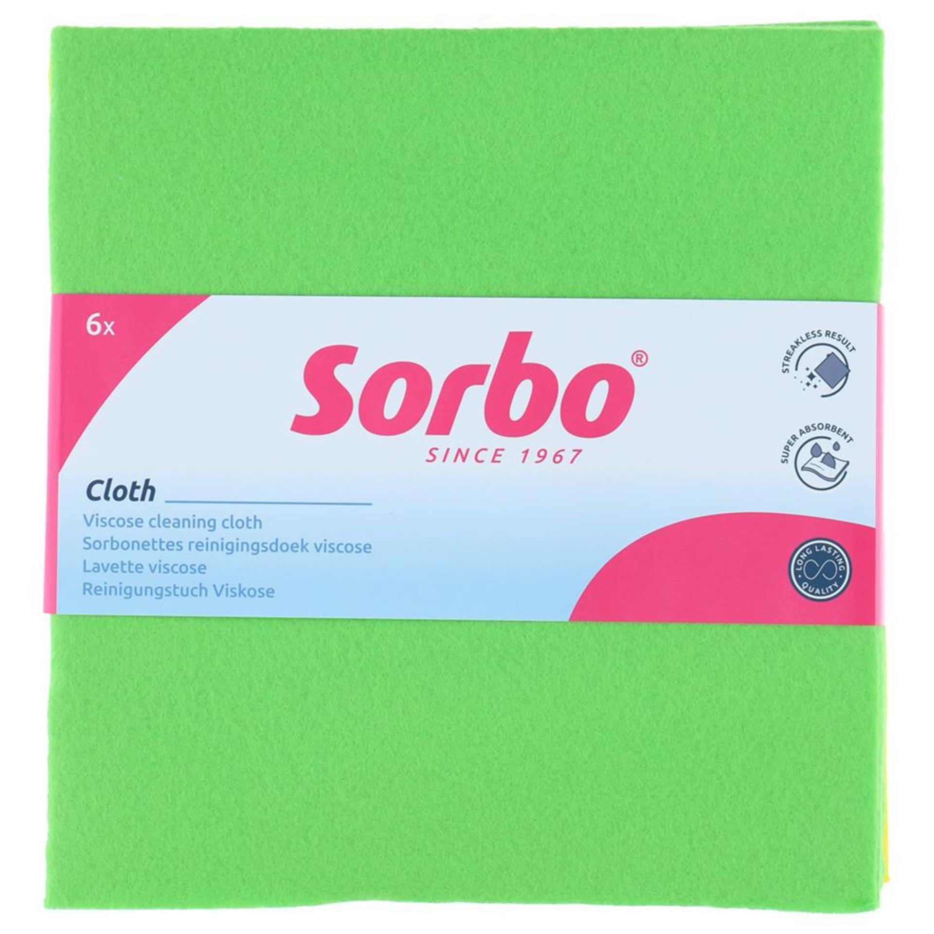 Sorbo Viskosetücher farbig 38x40cm