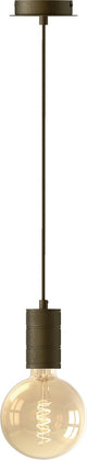 Calex Retro-Hängelampe – industrielle Hängelampe – E27-Fassung – Bronze – exkl. Lichtquelle