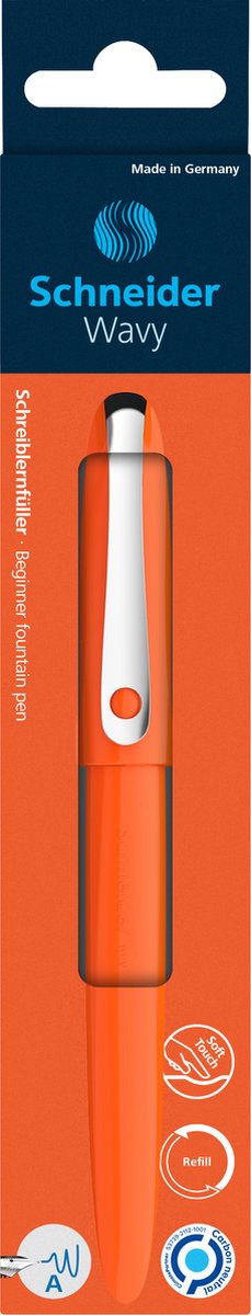 Schneider Schreibgeräte Schneider Füllfederhalter - gewellt - Orange - S-162116