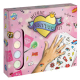 Moxy Metallic-Tattoo-Set inkl. Schablonen, - afbeelding 1