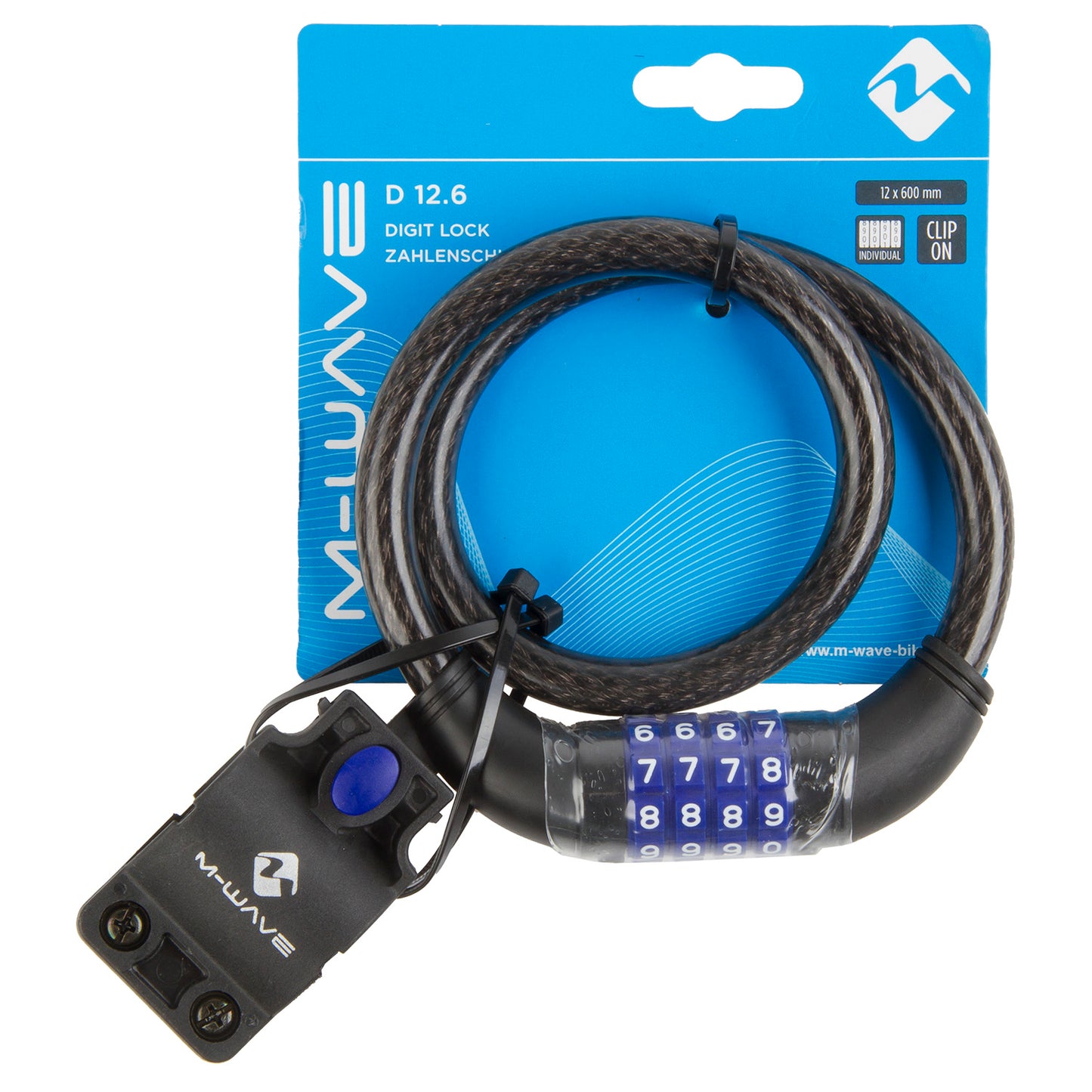 M-Wave-Kabelfigur Los 60 cm schwarz