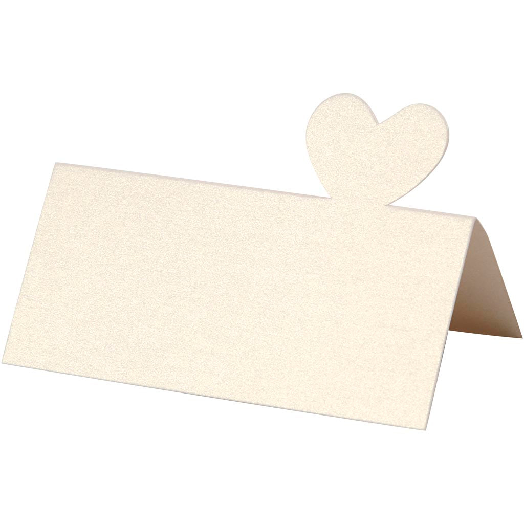 Creativ-Firmenkarten, Größe 8 x 8,5 cm, 120 g, gebrochenes Weiß, 20 Stück 1 Box