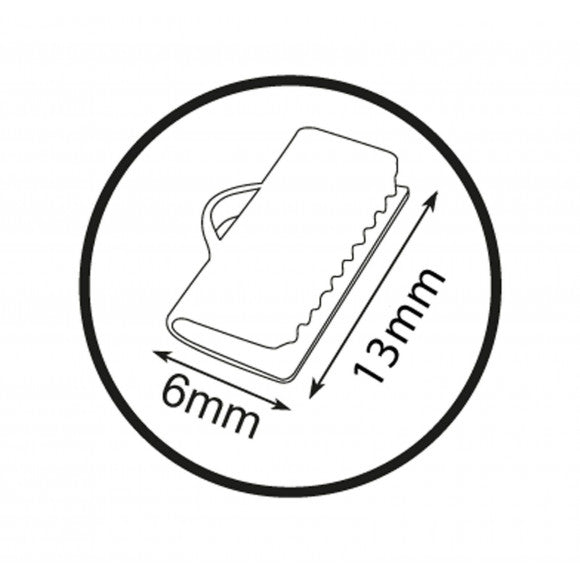 Vaessen creative • Bandclip 6x13mm 72St