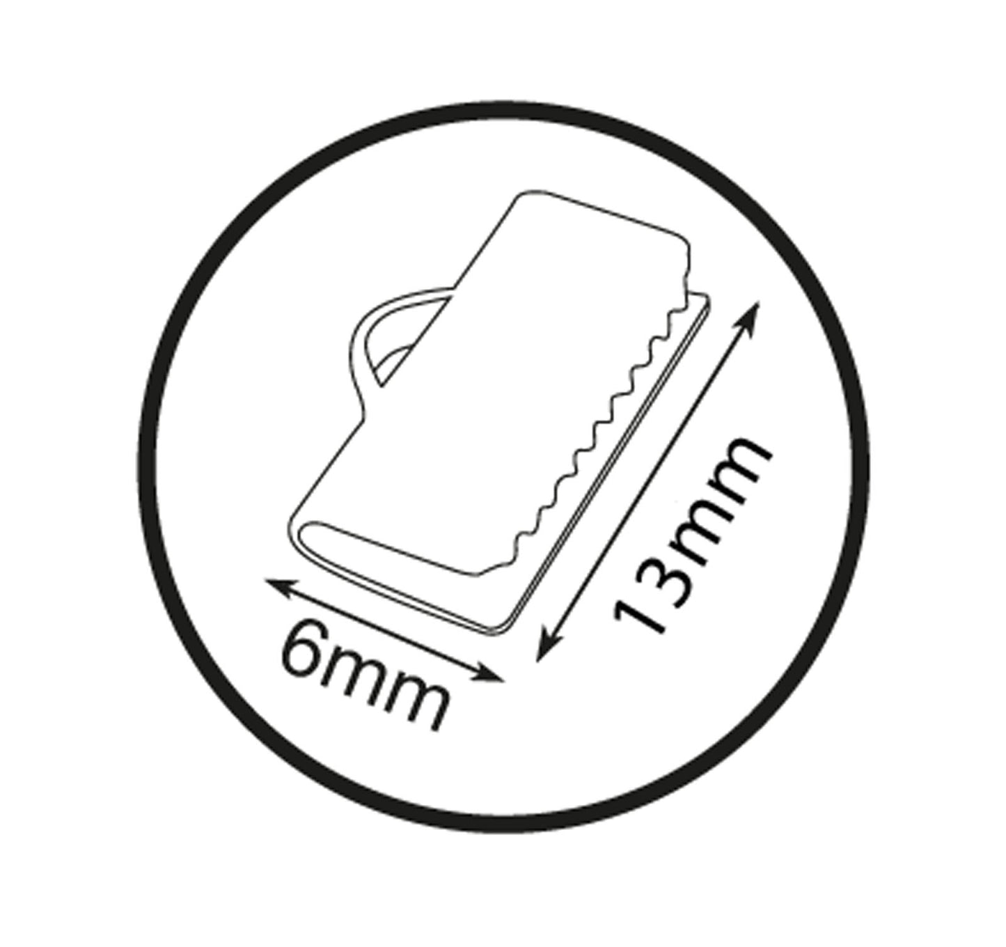 Vaessen creative • Bandclip 6x13mm 72St