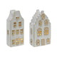 Svenska Living LED-Kanalhaus aus Stein, H15 cm