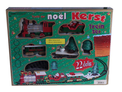 Svenska Living Weihnachtszug-Set 22-teilig mit Musik + Lichtern
