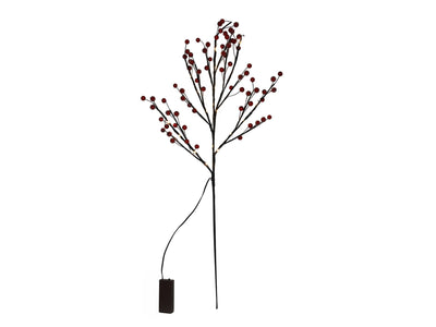 Svenska lebender künstlicher Zweig 'Frostbeere' 20led 75cm