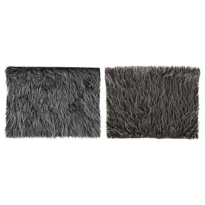 Svenska Living Kleid langes Haar 40x30cm braungrau