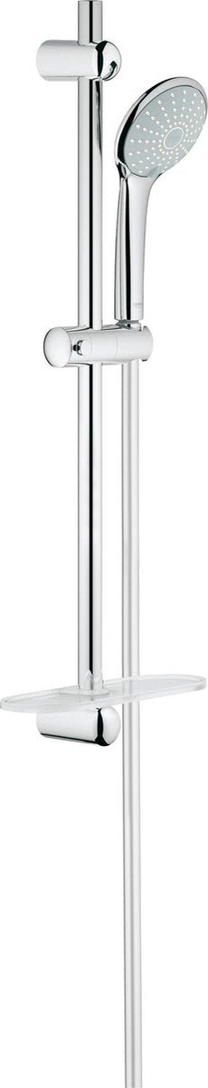 Grohe Euphoria Duo Brauseset 60cm – Handbrause ø 11 cm – Brauseschlauch 175 cm – mit Seifenschale
