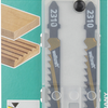 Wolfcraft – Stichsägeblatt 100 mm – HCS, T-Schaft – 2 Stück – Stichsägeblätter – 2310000