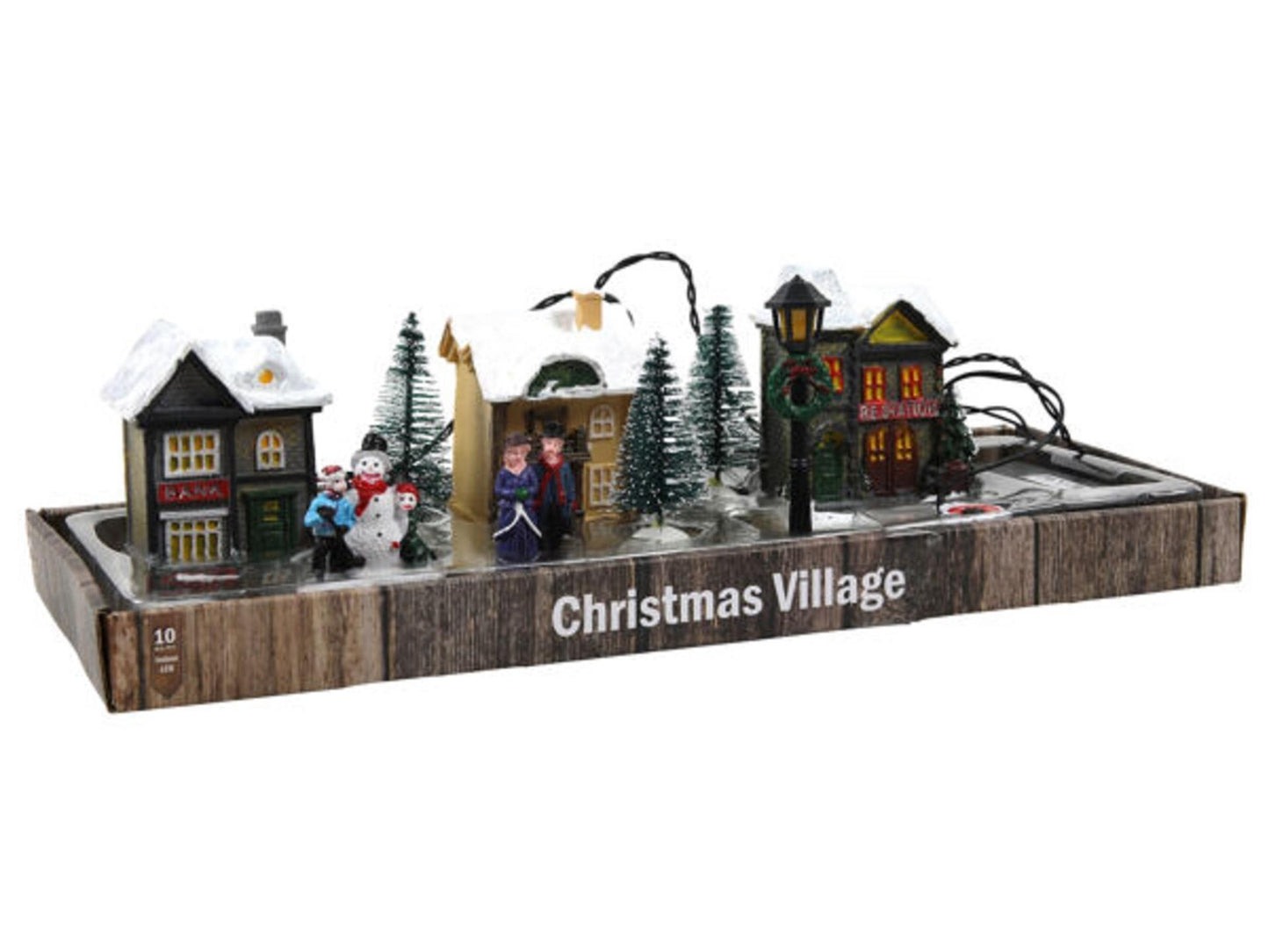 Svenska Living Weihnachtsdorf Poly mit Beleuchtung 10-teilig