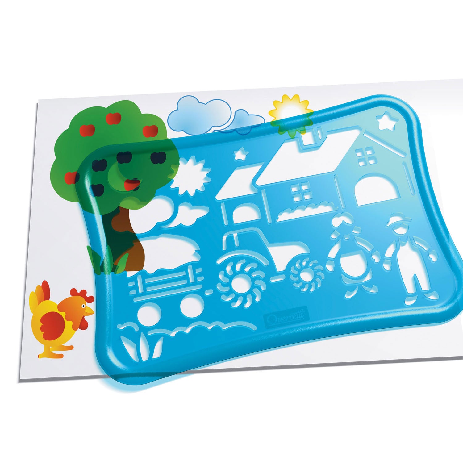 Quercetti Schablone Design Set Farm