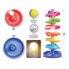 Quercetti Spiral Ball Tower mit leuchtender Ball, 10dlg.