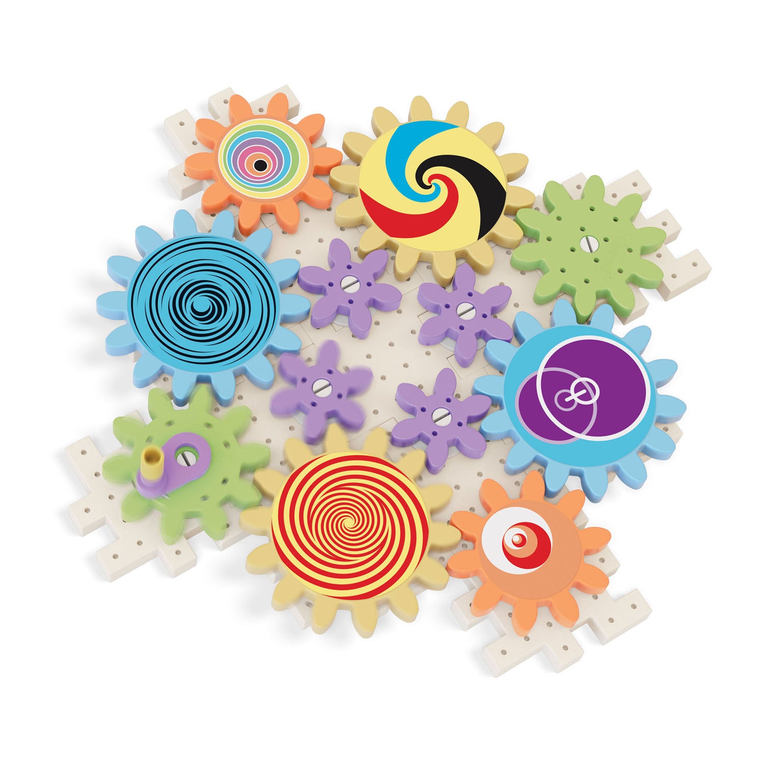Quercetti Kaleido Gears Play Gear Set, 38dlg.