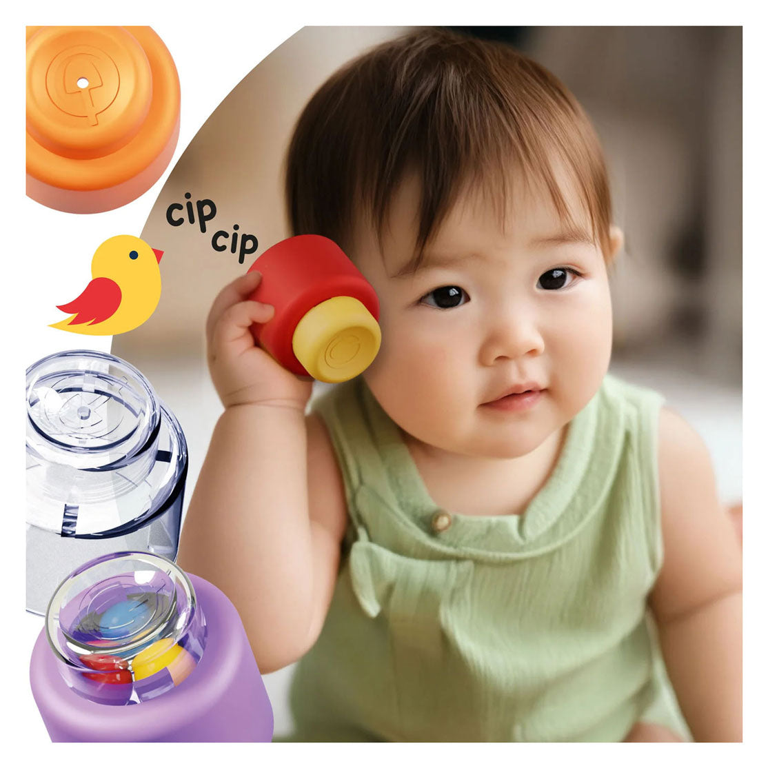 Quercetti Momy Soft Sensory - 8 Stk.