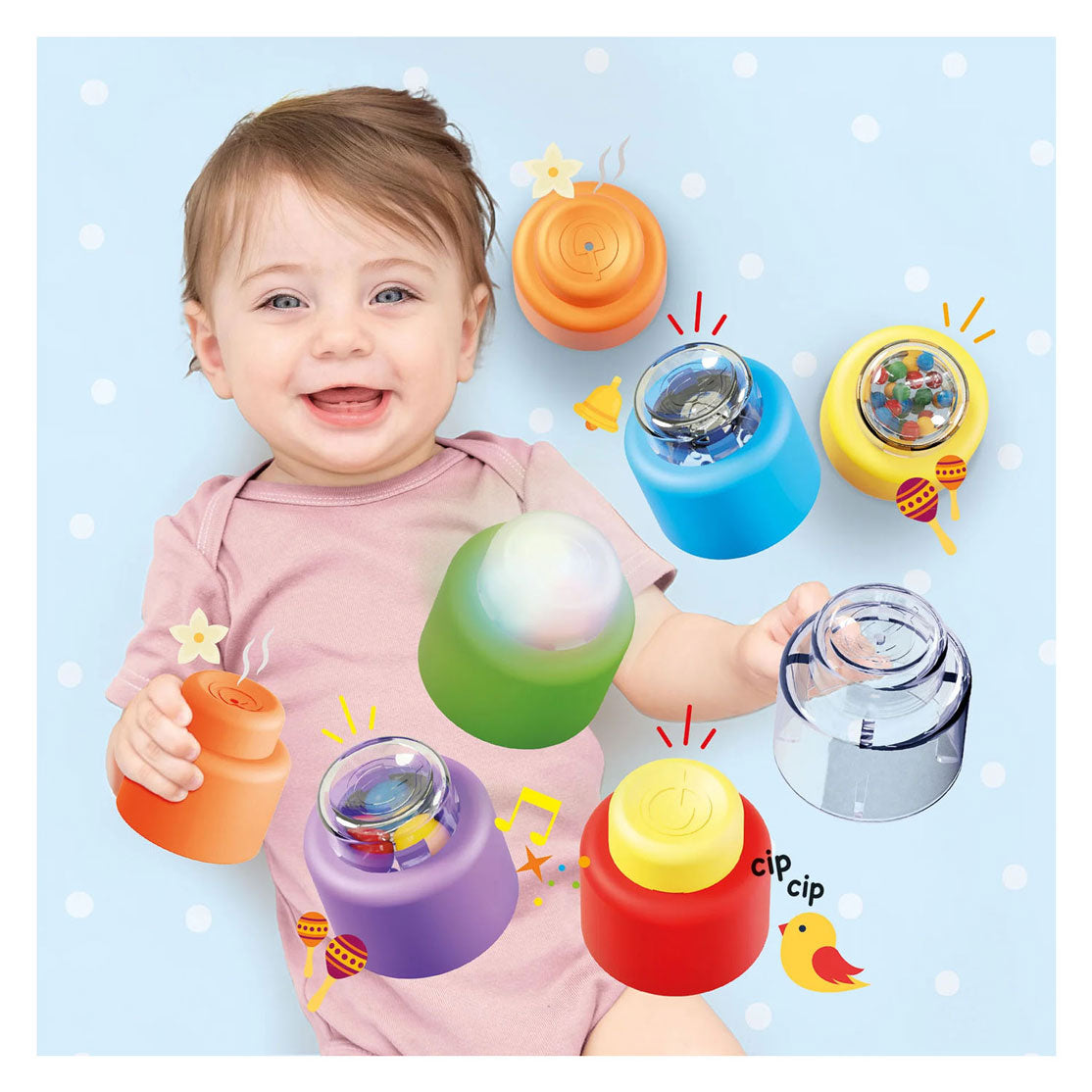 Quercetti Momy Soft Sensory - 8 Stk.