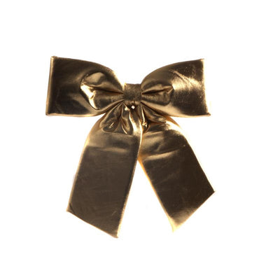 Svenska Living Hängedeko Schleife 28x28cm Gold
