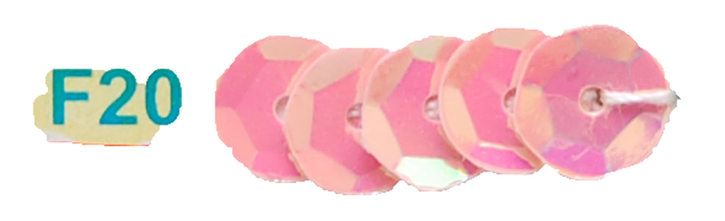 Vaessen creative • Pailletten, flach, Pastell, 6 mm, 450 g, Rosa