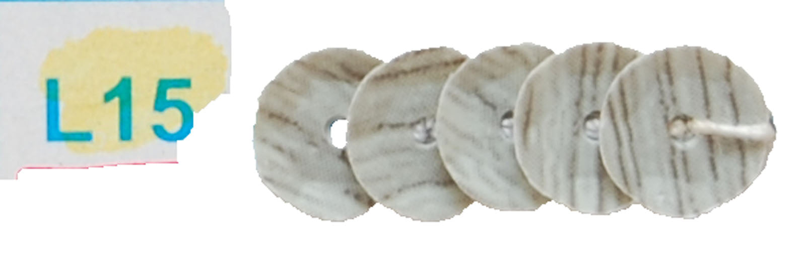Vaessen creative • Pailletten flaches Holz 6 mm 450 g grau