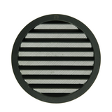 Renson 1061636 – integrierte Rundklinge Nr. mit Mesh 434r Dia 200 RAL 9005 schwarz | 5 Stück - afbeelding 1